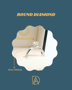 Twisted pavé platinum band engagement ring with modern silhouette